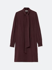 AllSaints Red Jamie Dress - Image 8 of 8