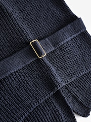 Navy Blue Gold Button Knitted Waistcoat - Image 6 of 7