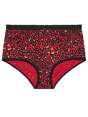 Rot - Yours Curve Voll bedeckende Slips im 5er-Pack - Bild 3 von 4