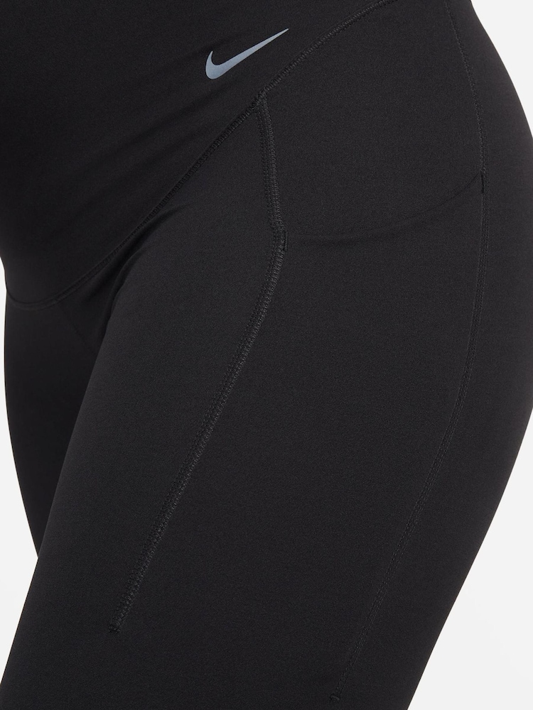 Nike Black Maternity Zenvy High Waisted 7/8 Leggings with Pockets - Image 9 of 9