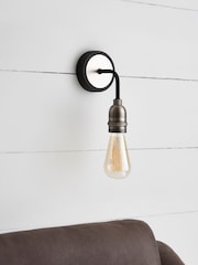 Black Brooklyn Wall Light - Image 1 of 7