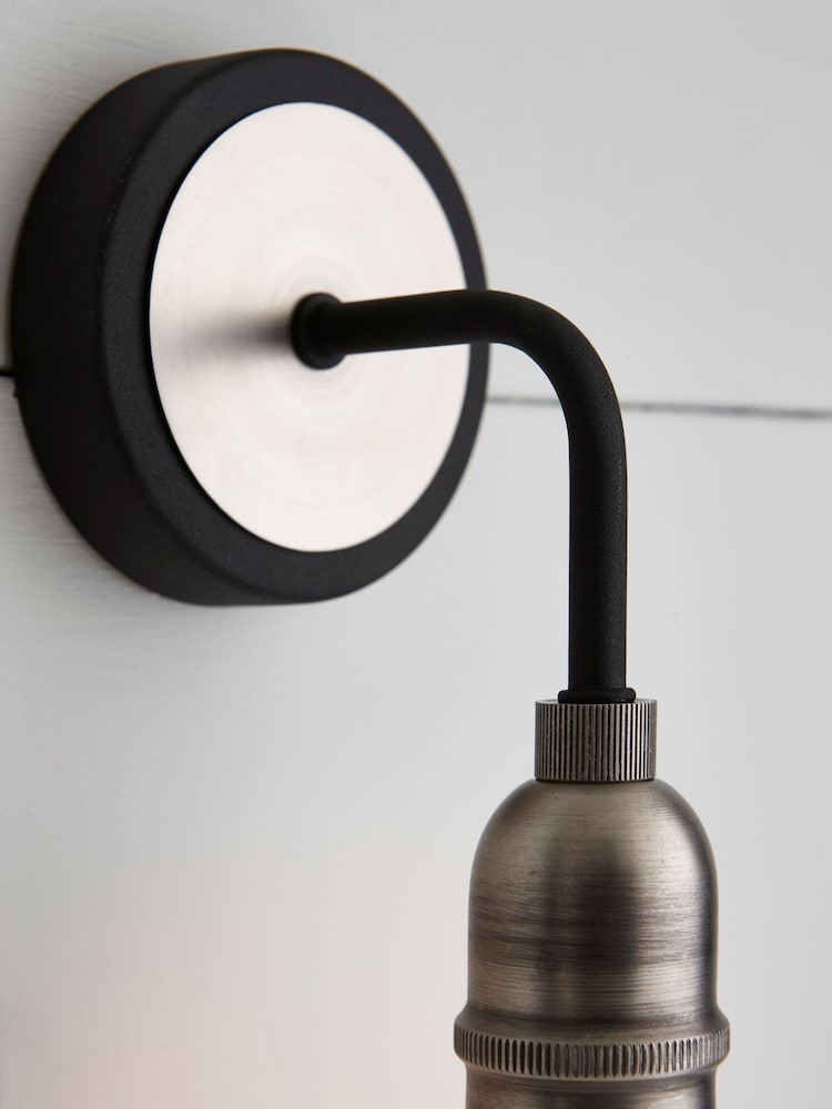 Black Brooklyn Wall Light - Image 2 of 7