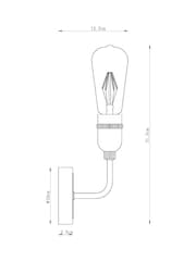 Black Brooklyn Wall Light - Image 4 of 7