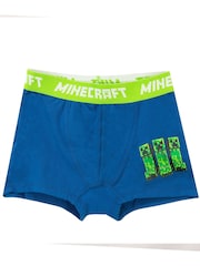 Character Green Minecraft Multipack 100% Cotton Boxers Underwear - Image 3 of 3