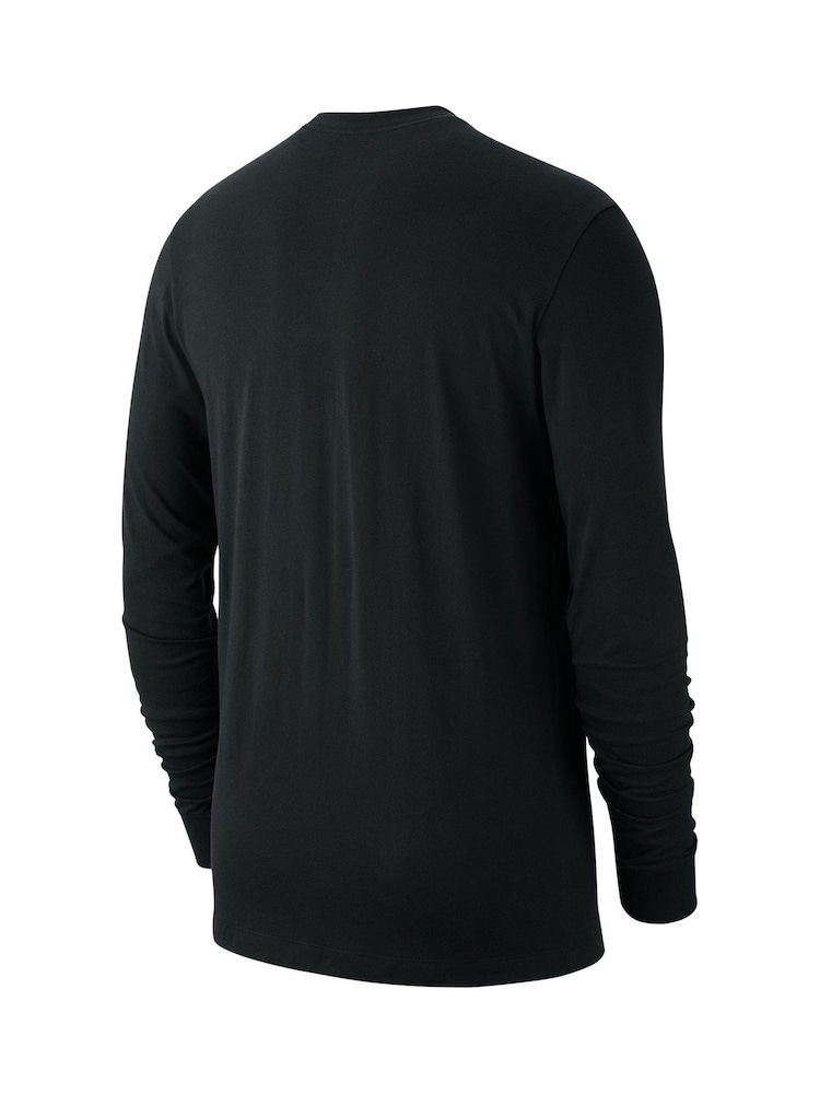 Nike Black Club Long Sleeve T-Shirt - Image 6 of 6 Nike Black Club Long Sleeve T-Shirt - Image 6 of 6