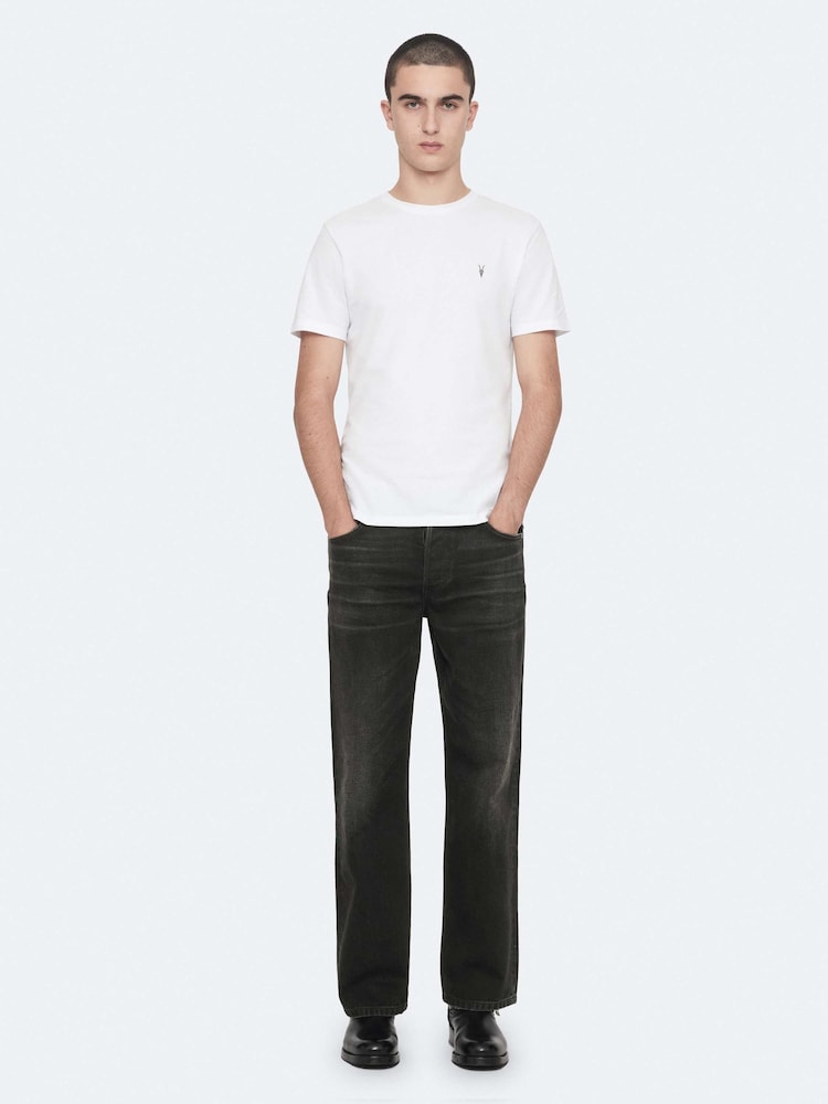 AllSaints Grey Loose Straight Jeans - Image 1 of 8