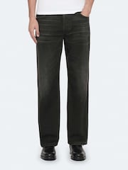 AllSaints Grey Loose Straight Jeans - Image 2 of 8