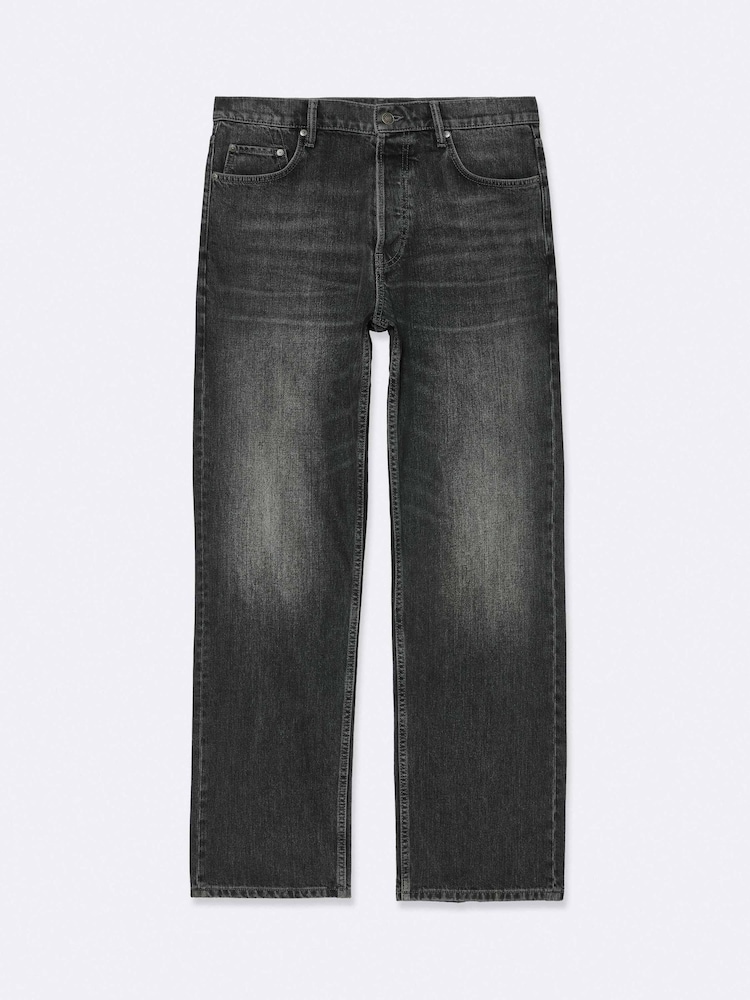 AllSaints Grey Loose Straight Jeans - Image 8 of 8