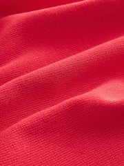 Red Gold Button Sleeveless Knitted Mini Dress - Image 5 of 5