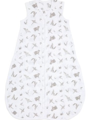 aden + anais White 1.0 TOG Cotton Muslin Sleeping Bag - Image 3 of 6
