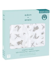 aden + anais White 1.0 TOG Cotton Muslin Sleeping Bag - Image 4 of 6