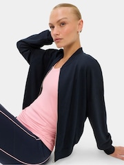 Albastru - Jachetă Sweaty Betty After Class cu fermoar - Imaginea 3 din 6