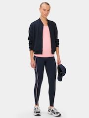 Albastru - Jachetă Sweaty Betty After Class cu fermoar - Imaginea 4 din 6