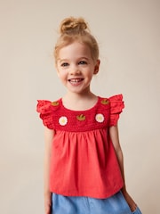 rdeča - Komplet bluze in hlač Strawberry (3mths-7yrs) - Slika 2 iz 8