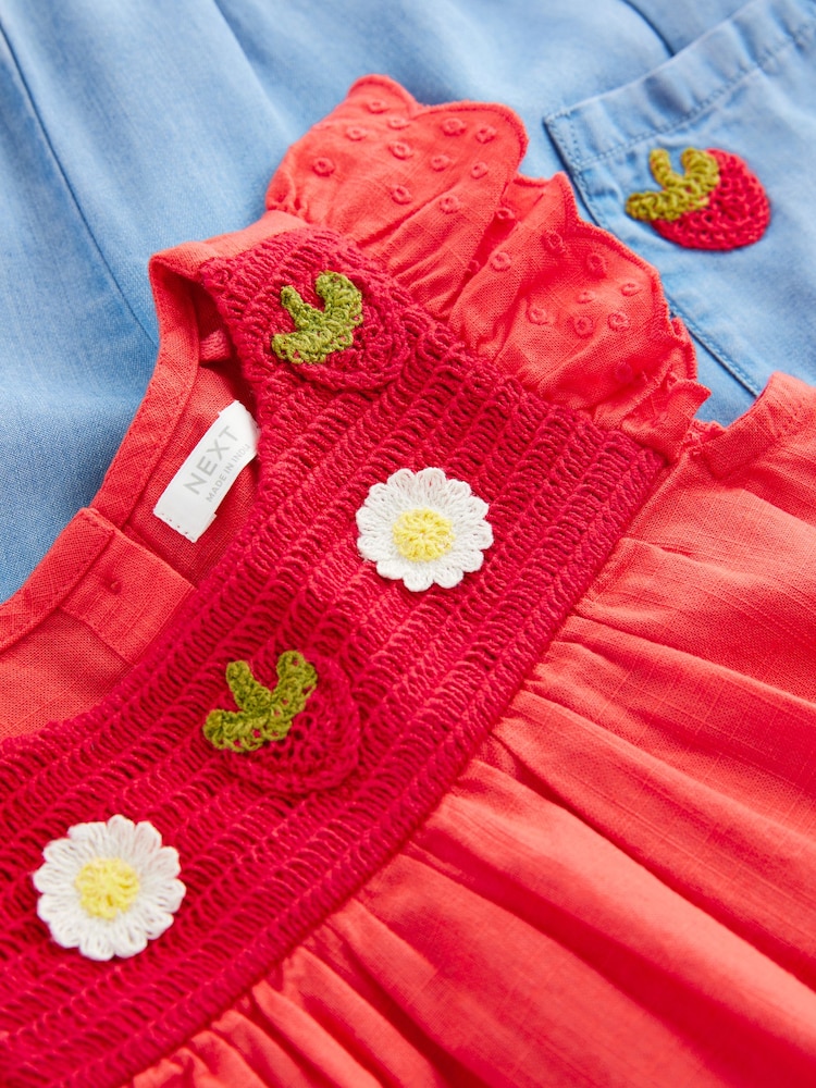 rdeča - Komplet bluze in hlač Strawberry (3mths-7yrs) - Slika 8 iz 8