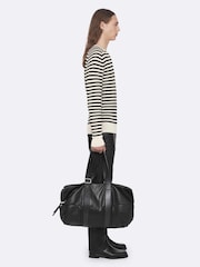 AllSaints White Astrid Crew Neck Jumper - Image 5 of 8
