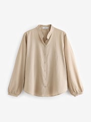 Neutral 2-in-1 100% Cotton Open Stitch Knitted Tank and Shirt Layer Jumper - Image 6 of 7