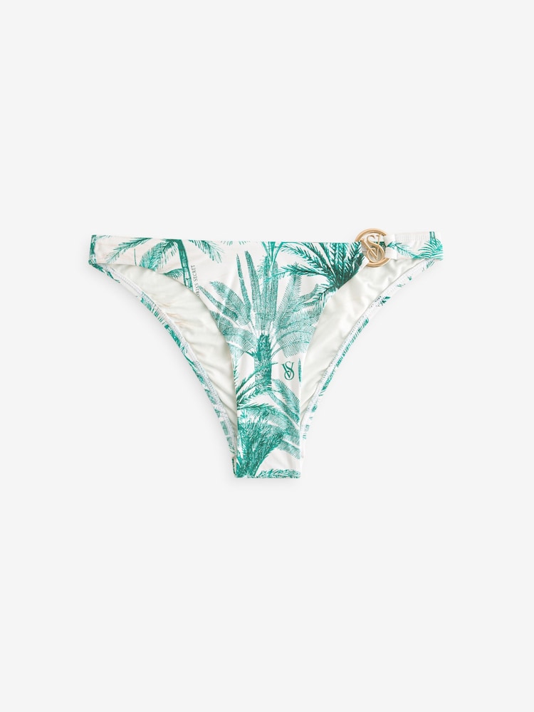 Victoria's Secret White Palm Hardware Briefs - Image 5 of 5