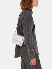 Whistles Silver Bibi Cross-Body Bag - Image 1 of 3