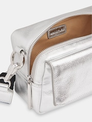 Whistles Silver Bibi Cross-Body Bag - Image 2 of 3