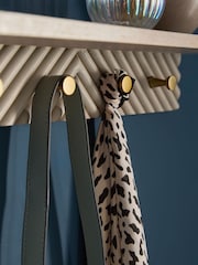 Grey Valencia Wall Shelf and Hooks - Image 4 of 9