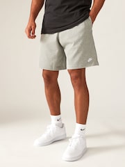 Gri închis - Pantaloni scurți Nike Club Knit 100% bumbac - Image 1 of 4