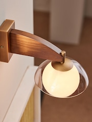 MADE.COM Wood Layla Wall Light - Image 2 of 4