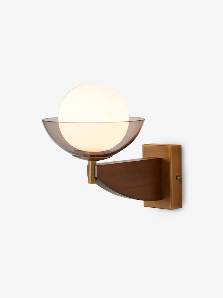 MADE.COM Wood Layla Wall Light - Image 4 of 4