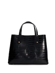 Dune London Black Dorry Tote Bag - Image 3 of 5