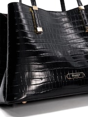 Dune London Black Dorry Tote Bag - Image 5 of 5