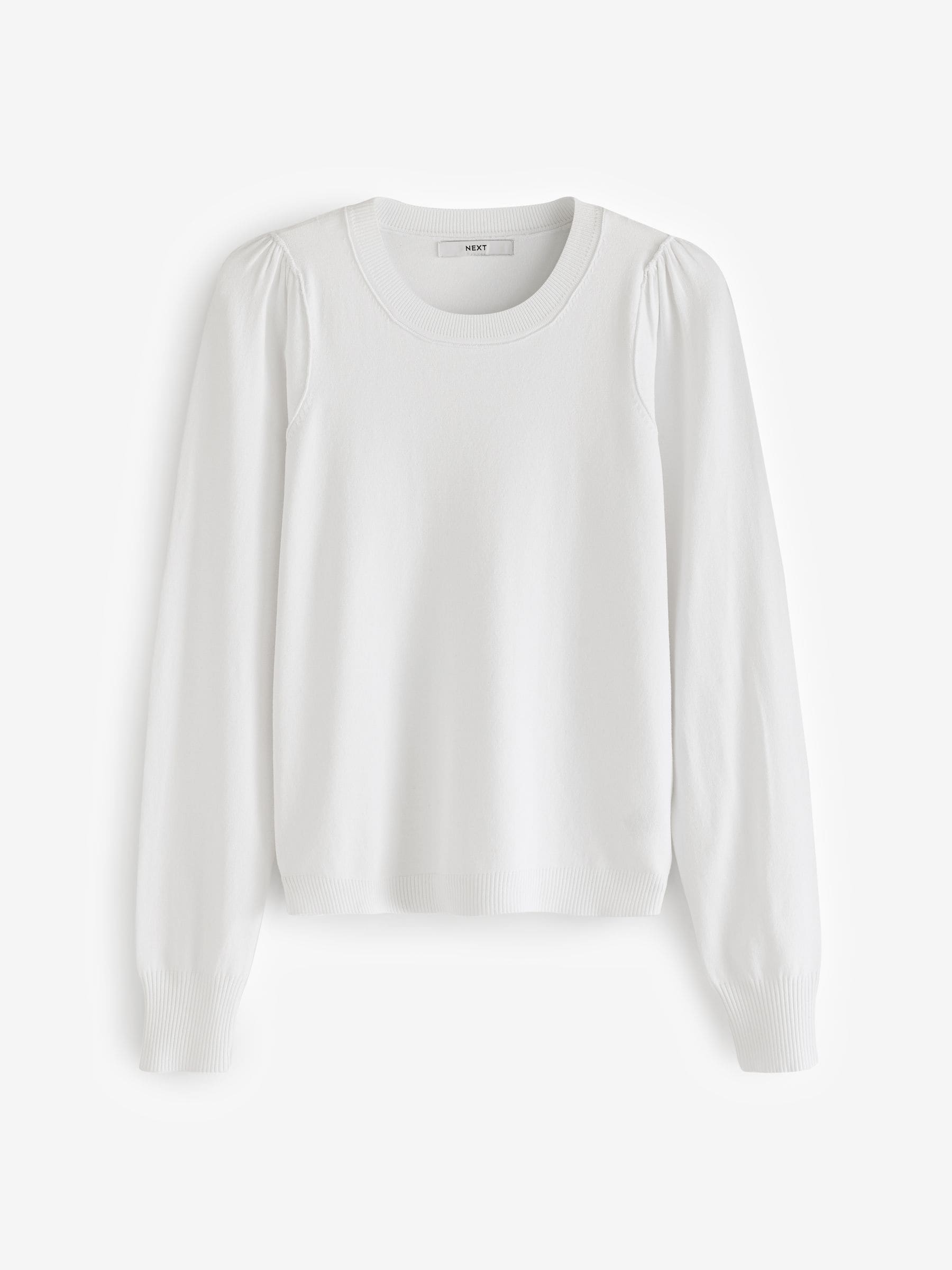 White crew neck jumper store
