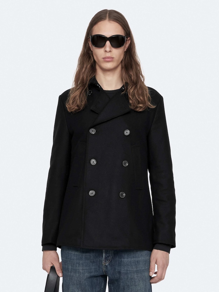 AllSaints Lagan Peacoat - Bild 1 av 8 AllSaints Lagan Peacoat - Bild 1 av 8