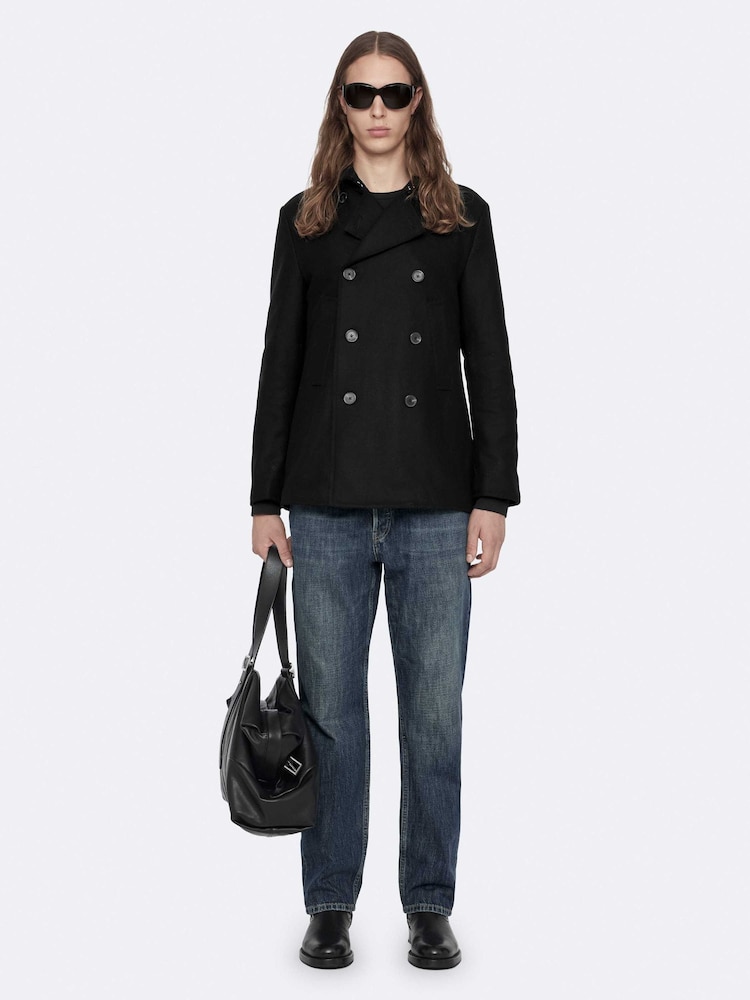AllSaints Lagan Peacoat - Bild 2 av 8 AllSaints Lagan Peacoat - Bild 2 av 8