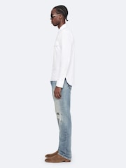 AllSaints White West Long Sleeve Shirt - Image 7 of 8