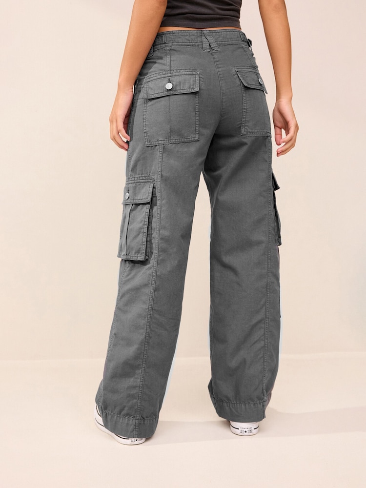 Cargo Trousers Bonprix Cropped Trousers Buy Charcoal Grey 100