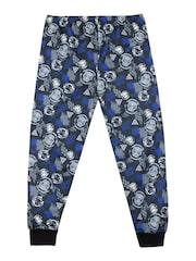 Character Blue Black Panther Marvel Printed Long Sleeve Pyjamas - Image 3 of 5