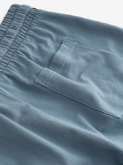 Blue 100% Cotton Lightweight Shorts - Image 9 of 11