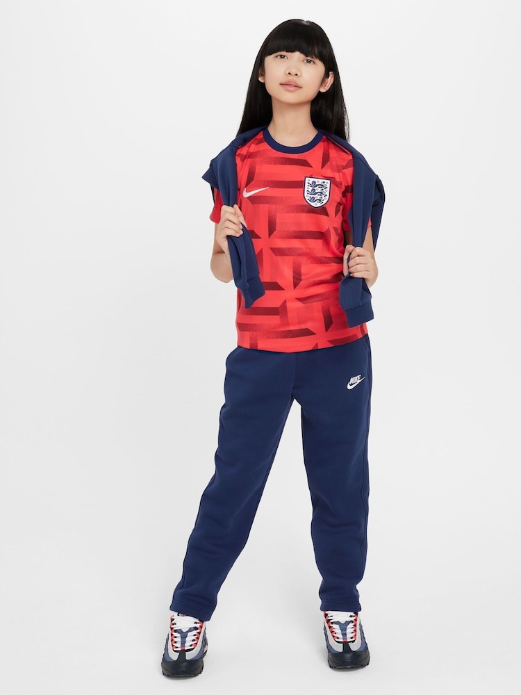 Красный - футбольный топ Nike England Academy Pre Match - Image 2 of 6