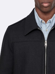 AllSaints Blue Carlow Jacket - Image 4 of 8