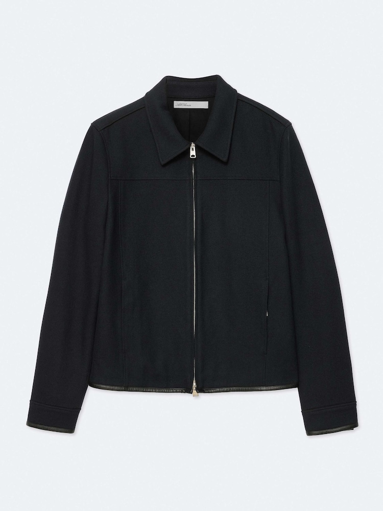 AllSaints Blue Carlow Jacket - Image 8 of 8 AllSaints Blue Carlow Jacket - Image 8 of 8