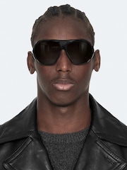 AllSaints Black Tilson Peacoat Jacket - Image 2 of 8