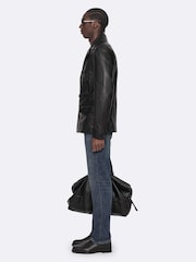 AllSaints Black Tilson Peacoat Jacket - Image 7 of 8