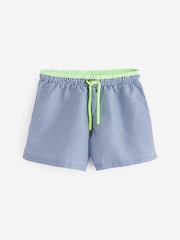 Boys Navy Stripe Swim Shorts - Image 1 of 1