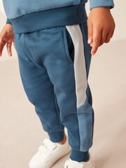 Blue Colourblock Tracksuit (3mths-7yrs) - Image 4 of 7