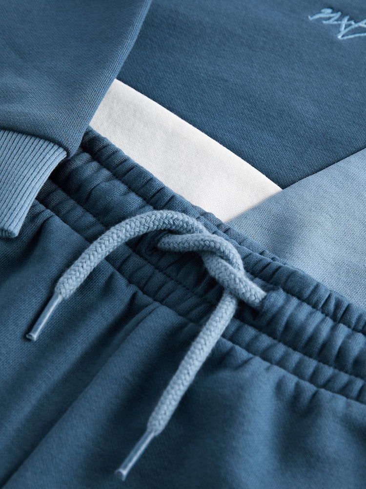 Blue Colourblock Tracksuit (3mths-7yrs) - Image 7 of 7
