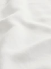 Ecru Creme - Strickweste mit gewebtem Knopfdetail auf der Vorderseite, Leinenmischung - Bild 6 von 6
