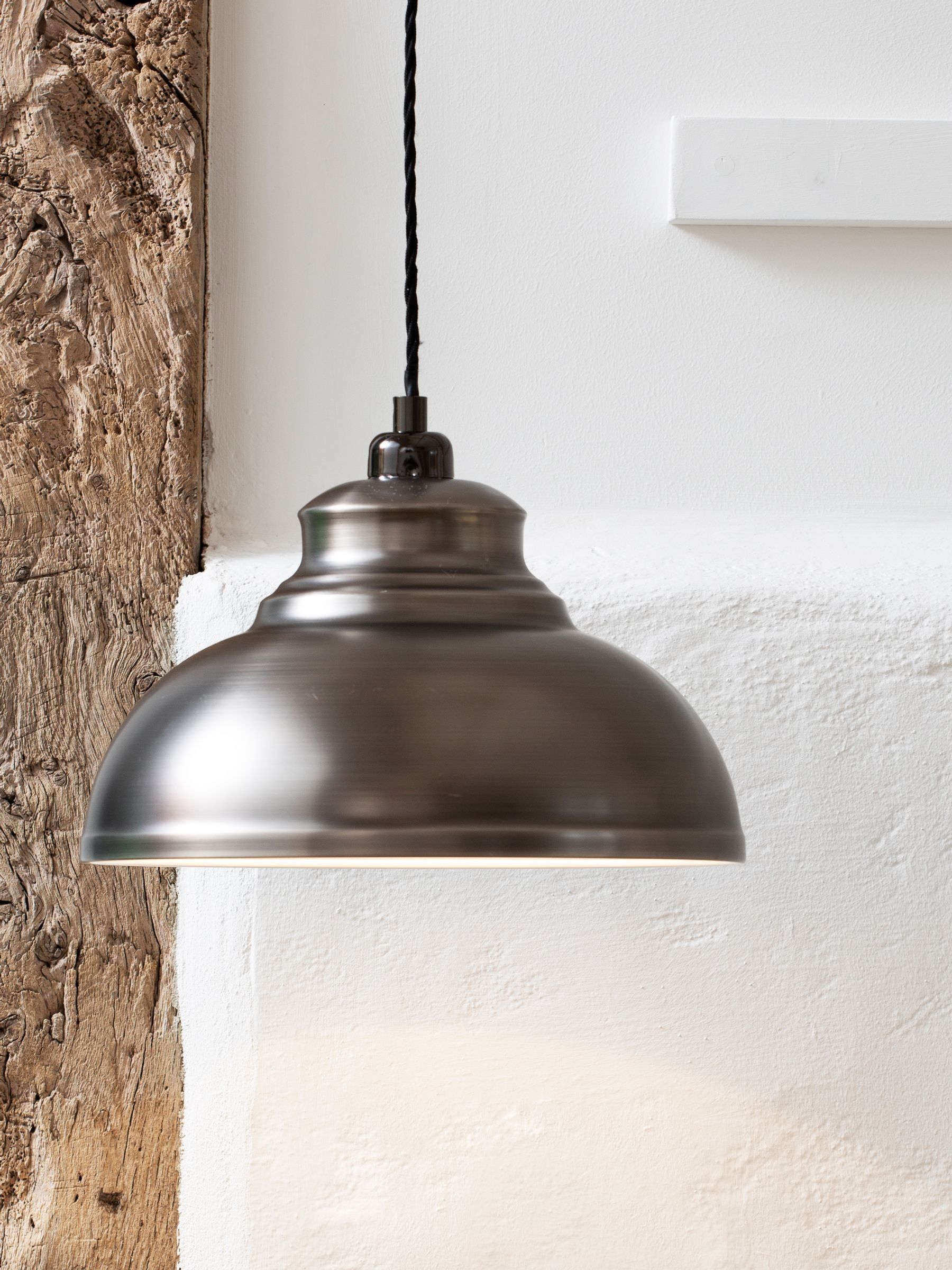Buy Pewter Grey Dixon Easy Fit Pendant Lamp Shade from the Next UK online shop