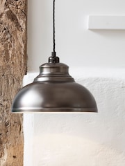 Pewter Grey Dixon Easy Fit Pendant Lamp Shade - Image 1 of 6