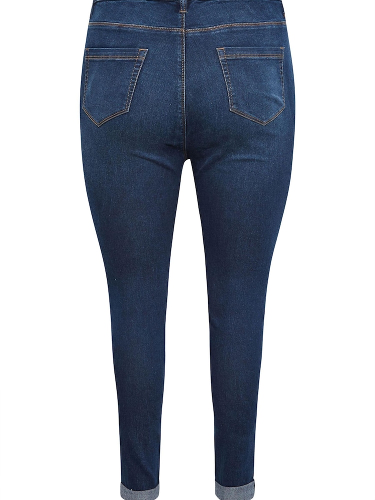 Yours Curve Grace Jeggings mit Umschlag - Bild 4 von 4