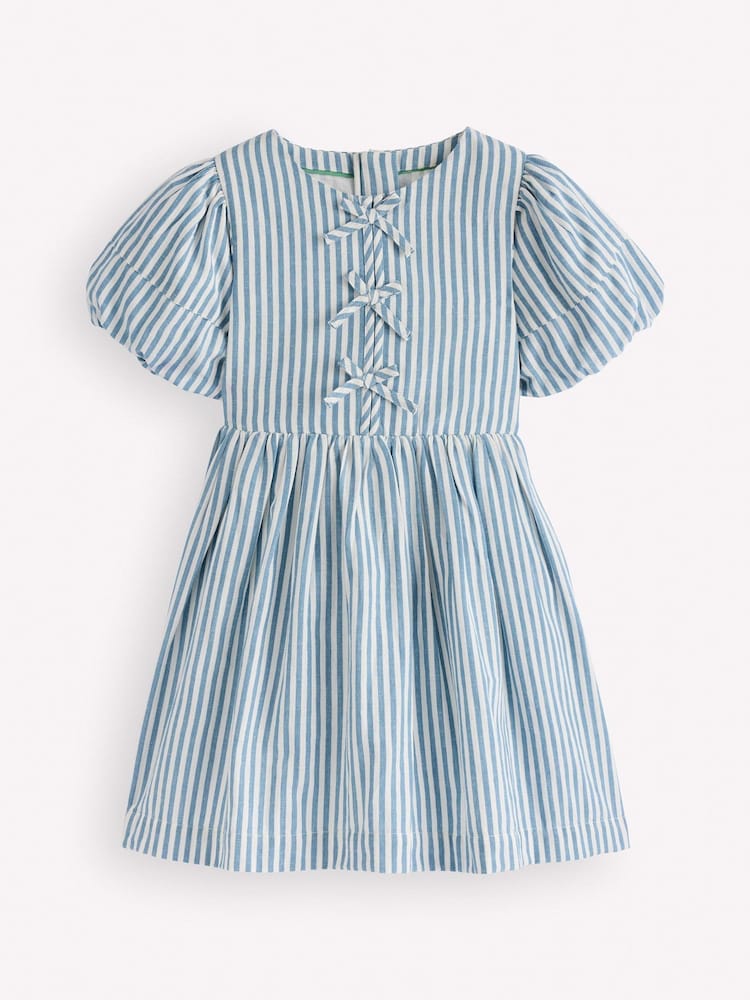 Boden Bow Front Woven Dress - Obraz 1 z 3 Boden Bow Front Woven Dress - Obraz 1 z 3